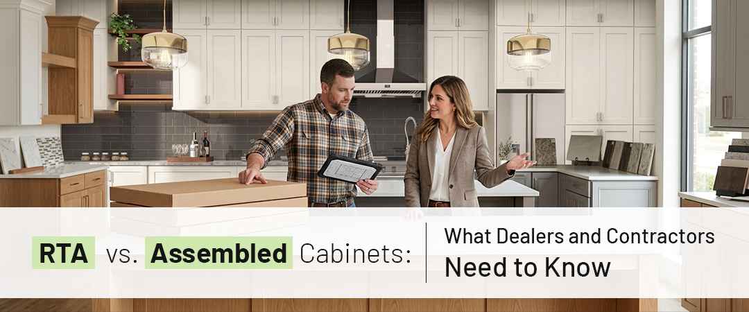 RTA vs. Assembled Cabinets: What Dealers and Contractors Need to Know