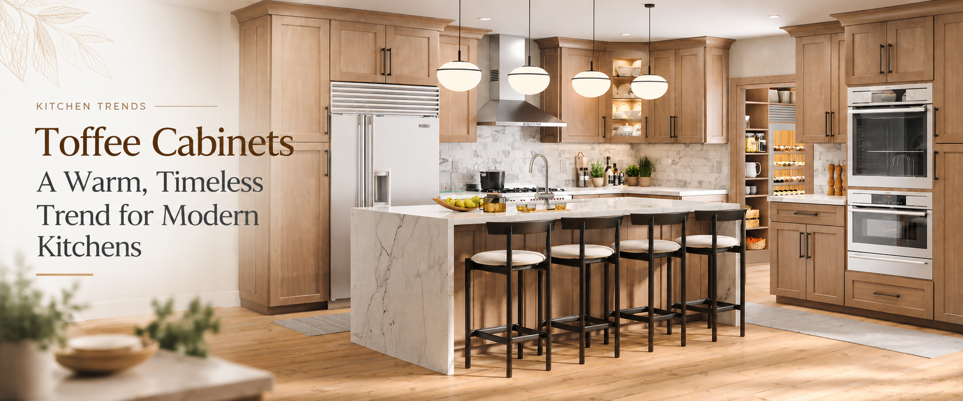 Warm Wood Cabinets Are Back: Why Toffee Tones Are Trending
